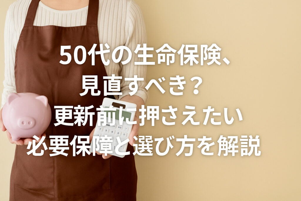 生命保険 見直し 50代