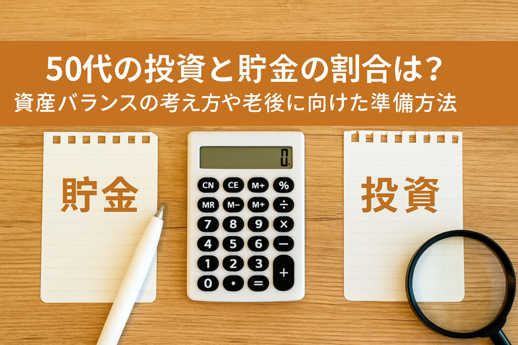 貯金 投資 割合 50代